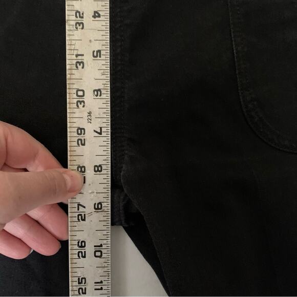 7 For All Mankind women's size 30 Black Flare Denim Jeans - Picture 11 of 13